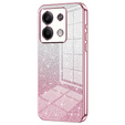 Case for Xiaomi Redmi Note 13 5G, Glitter Case CamShield, pink