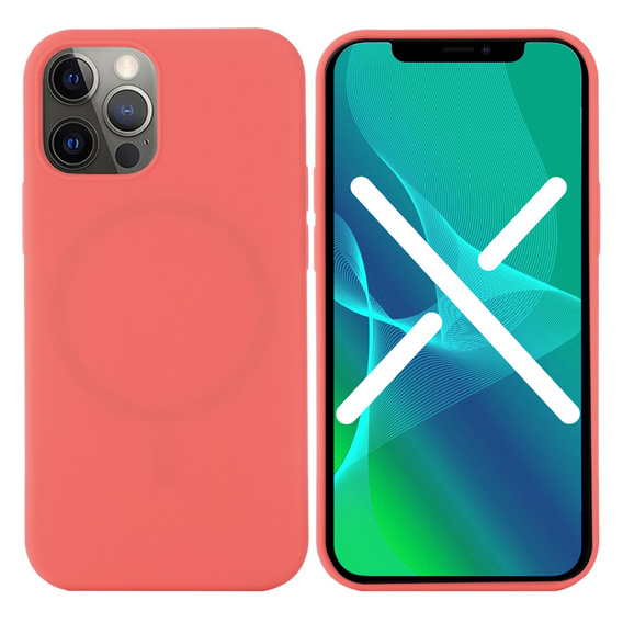 Case for iPhone 13 Pro, Silicone MagSafe, pink