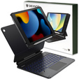 Keyboard case for iPad 7/8/9 10.2, Dexnor Magnetic Keyboard Touchpad, black