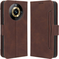 Flip case for Realme 11 Pro 5G / Pro+ 5G, Card Slot, brown