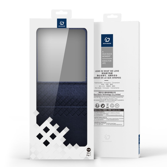 Case Dux Ducis for Samsung Galaxy Z Flip7 5G, Bril, blue