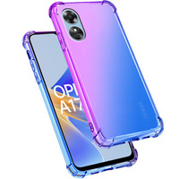 Case for Oppo A17, Gradient Dropproof, Purple / blue
