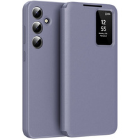 Flip case for Samsung Galaxy S24, Smart View Wallet, purple