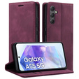 Case for Samsung Galaxy A55, ERBORD Vintage, red + Screen Glass
