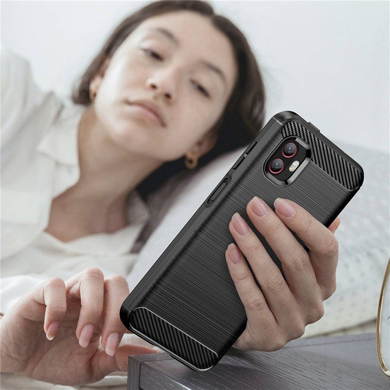 Case for Samsung Galaxy Xcover 6 Pro 5G, Carbon, black