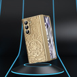 Case for Samsung Galaxy Z Fold6 5G, Mechanical Legend, gold