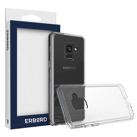Case for Samsung Galaxy A8 2018, Fusion Hybrid, transparent