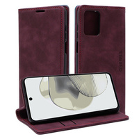 Case for Motorola Moto G73, ERBORD Vintage, wallet with flap, red