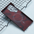 Case for Samsung Galaxy S24 Ultra, Aramid Fiber MagSafe, red