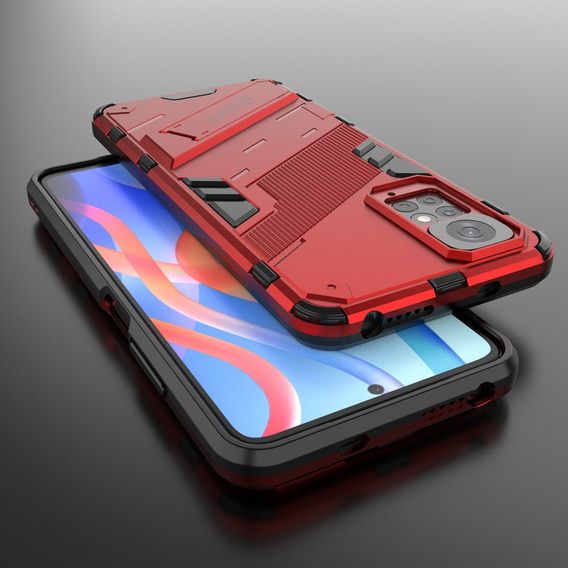 Case for Xiaomi Redmi Note 11/11S, Military kickstand, blue