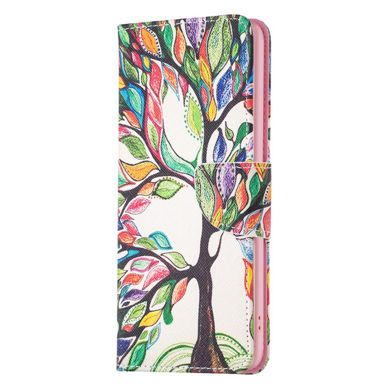 Flip case for Xiaomi 13 Lite, Wallet, tree of life, white