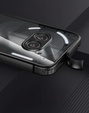 Case for Nothing Phone 2a, Fusion Hybrid, with camera protection, transparent / black