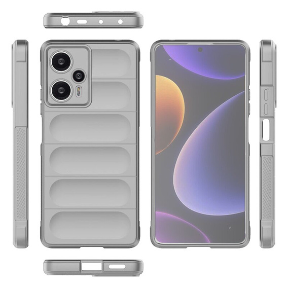 Case for Xiaomi Poco F5 5G, Gaming Shockproof, grey
