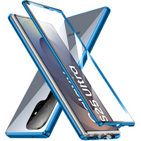 Case for Samsung Galaxy S25 Ultra, Magnetic Dual Glass, blue