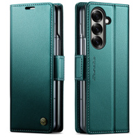 CASEME Litchi Wallet flip case for Samsung Galaxy Z Fold7 5G