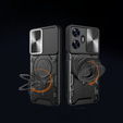 Armor case for Realme C55, CamShield Slide, black