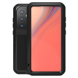 Love Mei Case for Samsung Galaxy S24 FE, armored with glass, black