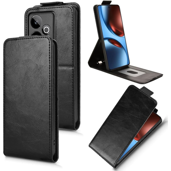Flip case for Realme GT 7 / 7T, Flip, black
