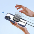 Dux Ducis Case for iPhone 16 Plus, Skin X Pro, MagSafe, dark blue
