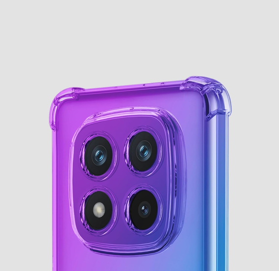 Case for Xiaomi Redmi Note 14 Pro, Gradient Dropproof, Purple / blue