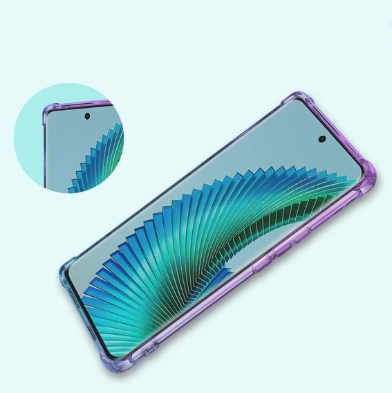 Case for Honor Magic 6 Lite 5G, Gradient Dropproof, Purple / blue
