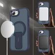Case for Iphone 16E, Kickstand Matt Case, for MagSafe, blue