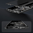 Case for Samsung Galaxy S23 Plus, Magnetic Dual Glass, black