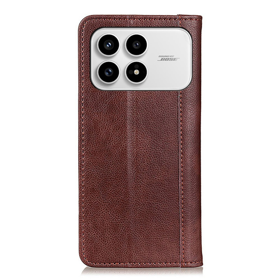 Split Leather Flip Case for Xiaomi Poco F8 Pro