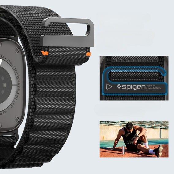 Spigen WBF1 Band for Apple Watch 8/9/10/11/SE/Ultra 1/2 (44/45/46/49 mm)