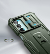 Armored case for Samsung Galaxy A16, Dexnor Full Body (Two Frames), green