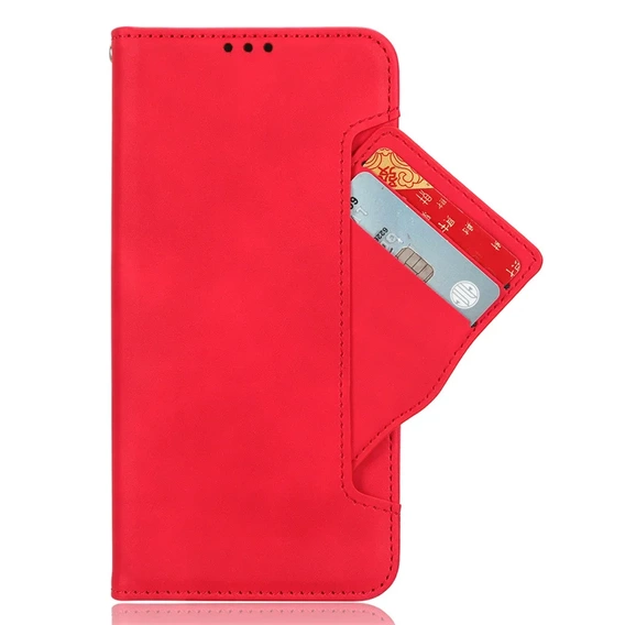 Flip case for OnePlus Nord 4, Card Slot, red