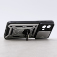 Case for Motorola Moto G84 5G, CamShield Slide, silver