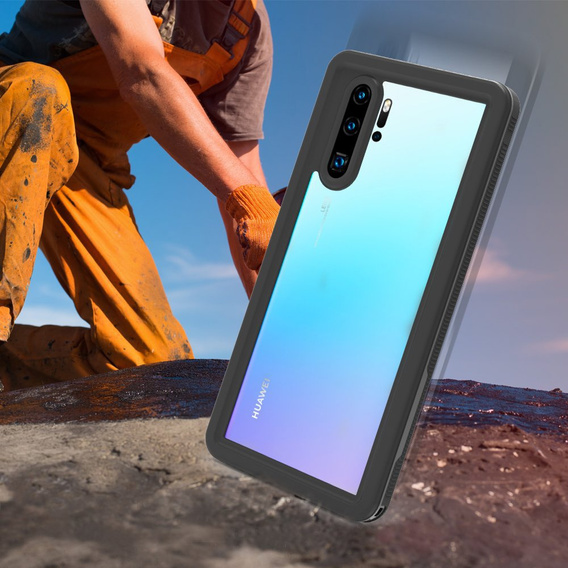 IP68 Waterproof Case for Huawei P30 Pro, Redpepper, black