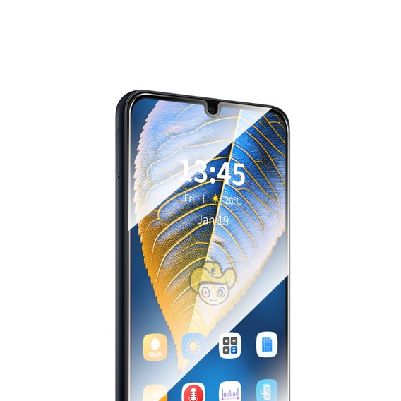 ENKAY Tempered Glass for Xiaomi Redmi 14C / Xiaomi Poco C75, black