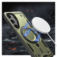 Case for Samsung Galaxy S25+ Plus, Military MagSafe, green