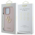 GUESS Grained Big 4G and Classic Logo case for iPhone 16 Pro