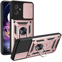 Case for Motorola Moto G54 5G, CamShield Slide, pink rose gold