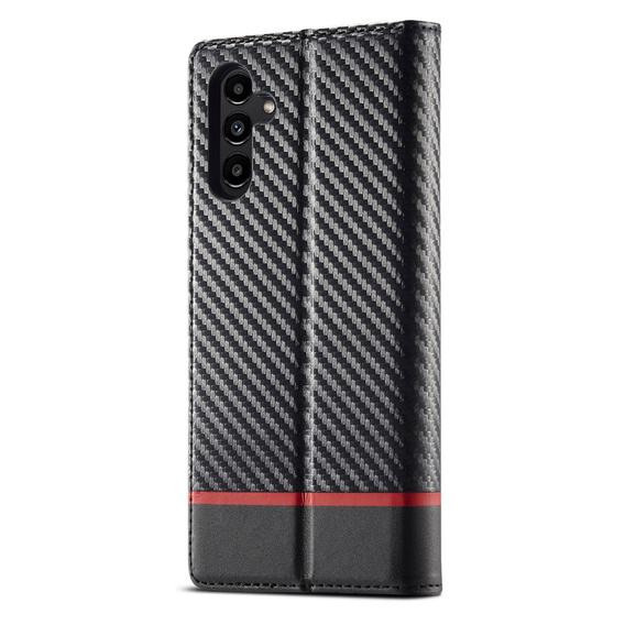 Flap case for Samsung Galaxy S25, Carbon LC.IMEEKE, black