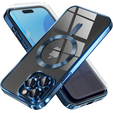 Case for iPhone 16 Pro, Electro MagSafe, blue + Screen Glass