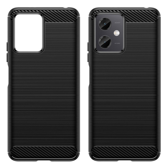 Case for Xiaomi Redmi Note 12 5G / POCO X5 5G, Carbon, black