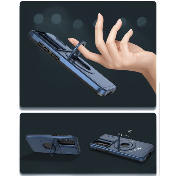 Case for Samsung Galaxy S20 FE, Military Magnet, for MagSafe, blue