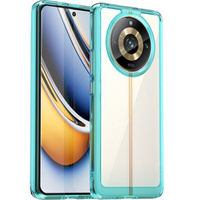 Case for Realme 11 Pro 5G / 11 Pro+ 5G, Fusion Hybrid, transparent / blue