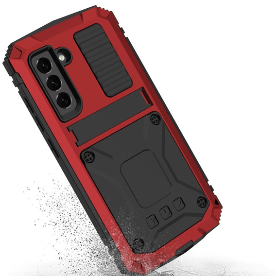 Case for Samsung Galaxy S21 FE, R-JUST, armoured, red