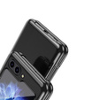 Case for Samsung Galaxy Z Flip7 FE / Z Flip6, PC Case, transparent / black