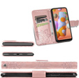 Flip case for Oppo A40 / Oppo A40m, Butterfly, pink rose gold