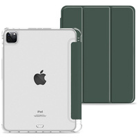 Case for iPad Pro 11 2022 / 2021 / 2020, Smartcase Hybrid, with stylus space, dark green