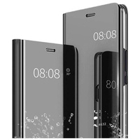 Case for Realme 6 Pro, Clear View, black