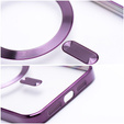 Case for iPhone 16 Pro, Electro MagSafe, purple + Screen Glass