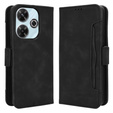 Flip case for Xiaomi Redmi 13, Card Slot, black