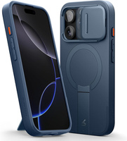 Case for iPhone 16 Pro, Suritch Shockproof, for MagSafe, dark blue